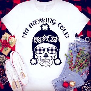 Christmas tee! Custom made.